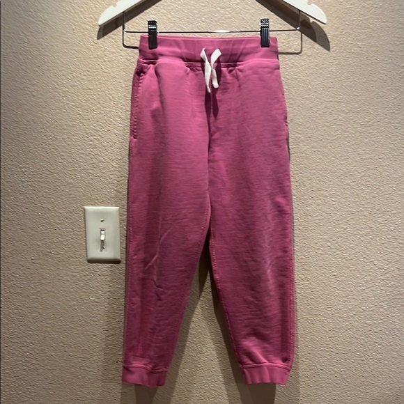 Hanna Andersson Girl’s Pink Sweatpants Joggers Size 8 or 130 cm - Picture 2 of 7